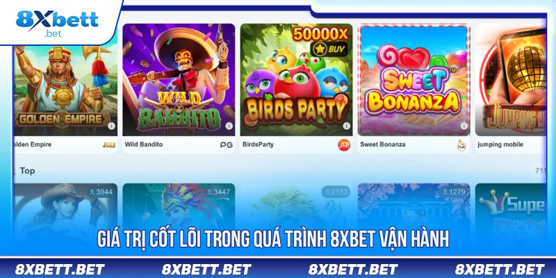 Giới thiệu 8XBET giá trị cốt lõi